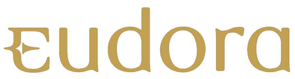 Logo da Eudora usando fonte com serifa suave